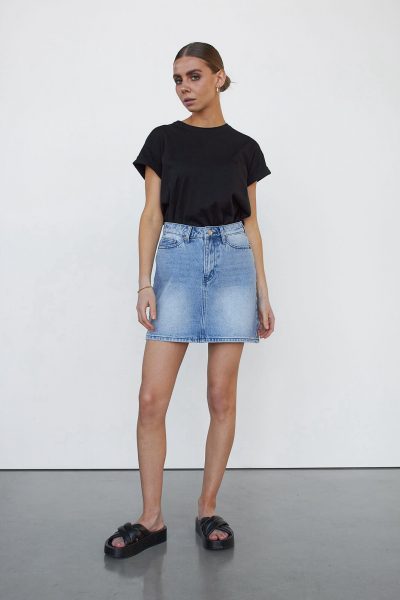 WBLCLARA HIGHW DENIM SKIRT
