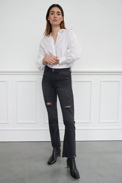 WBLMONICA ACE RIPPED LW DNM