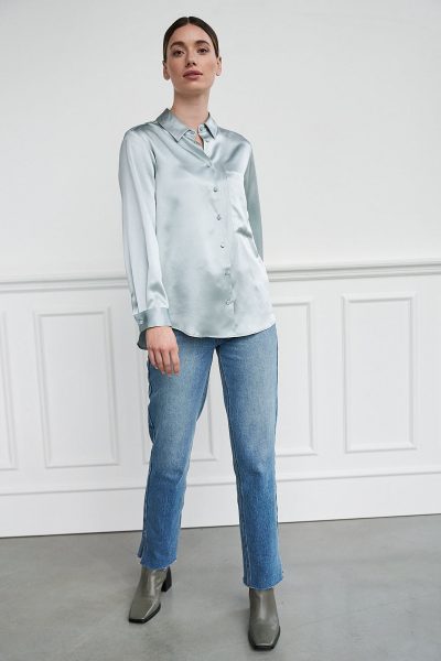 WBLSANDRA LS SILK SHIRT