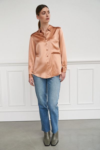 WBLSANDRA LS SILK SHIRT