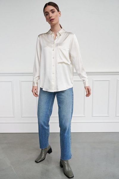 WBLSANDRA LS SILK SHIRT