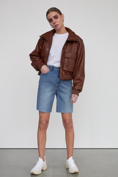 WBLTELMA FAUX LEATHER JACKET