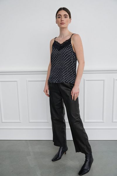 WBLBEA PORTO SILK CAMI DOT TOP
