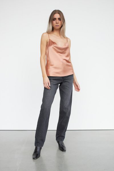 WBLCAROLINA SILK STRAP TOP