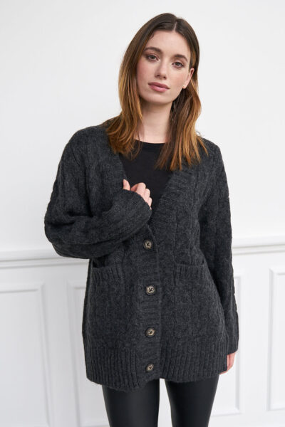 WBLCHARLIE LS LOOSE CARDIGAN