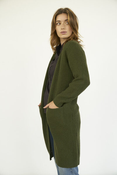 WBLMELODY LONG WOOL CARDIGAN