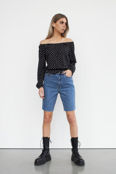 WBLLUCKY LS PLACKET TOP