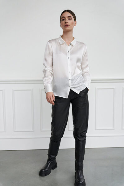 WBLLUCY PORTO LS SILK SHIRT