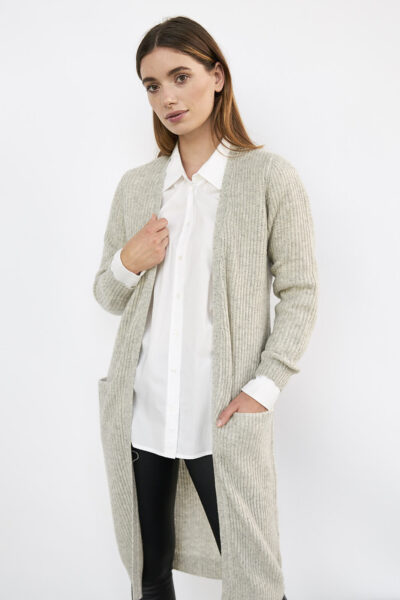 WBLMELODY LONG WOOL CARDIGAN