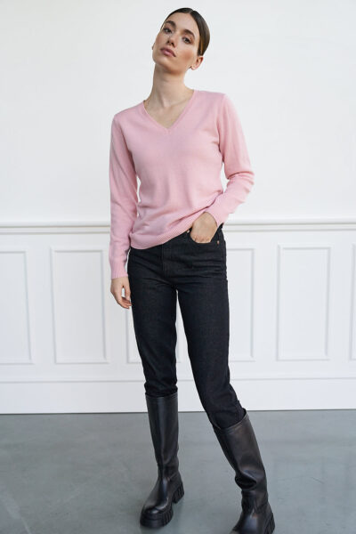 WBLPEARL V CASHMERE PULLOVER
