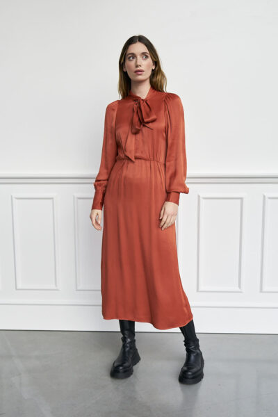 WBLALBA LS MAXI DRESS