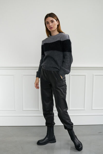 WBLASTRID MOHAIR JUMPER STRIPE