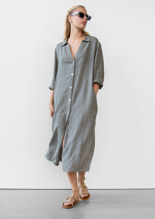 WBLAUGUSTINA LINEN MIDI DRESS