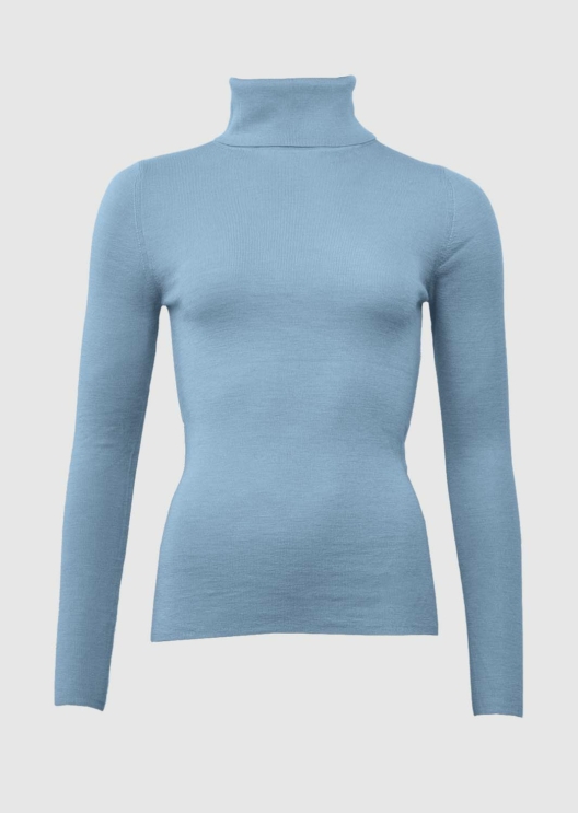 WBLTESSA LS WOOL TURTLENECK