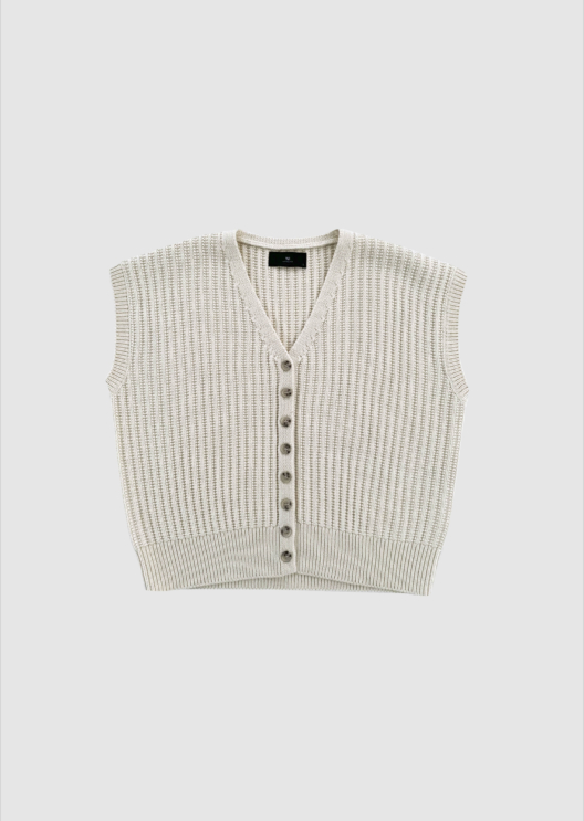 WBLPOPPY BUTTON WAISTCOAT