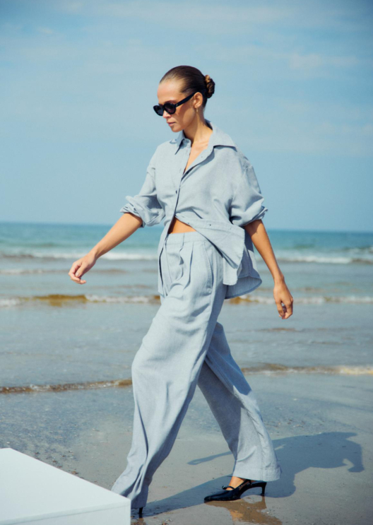 WBLWILLOW GREY WIDE PANTS