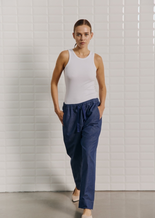 WBLVICTORIA INDIGO STRING PANT