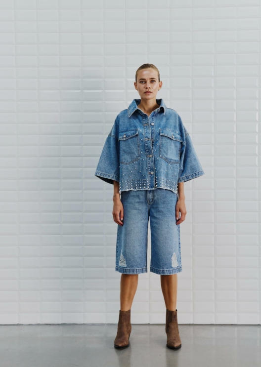 WBLWONDER SS PEARL DENIM JKT