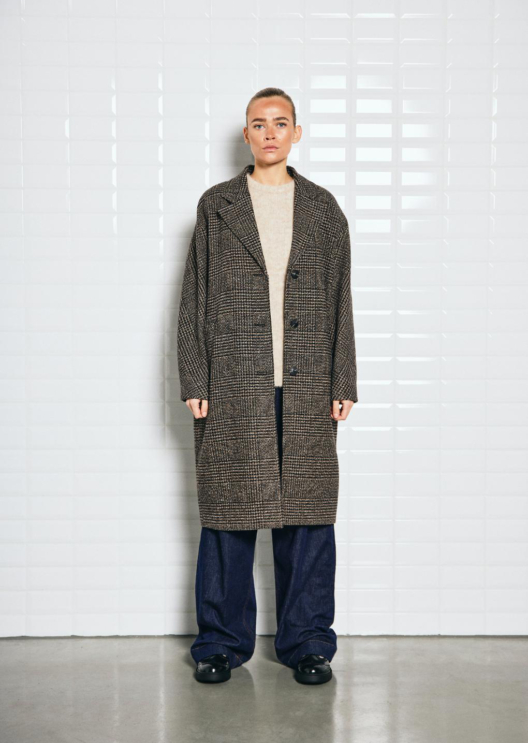 WBLVISTA CHECKED COAT