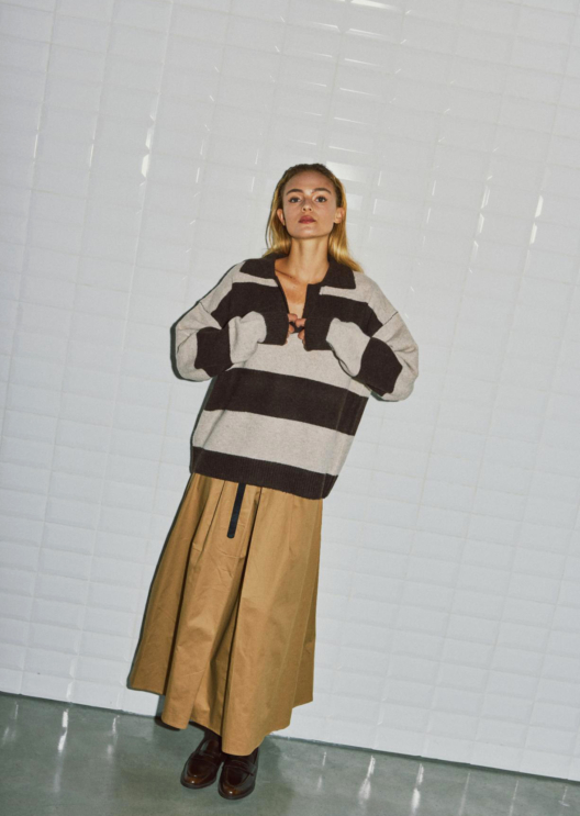 WBLIZA LS HENLEY PULLOVER
