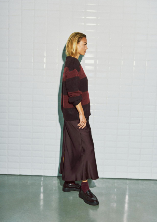 WBLIZA LS STRIPE PULLOVER