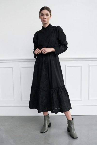 WBLCAROL EMB. MAXI DRESS