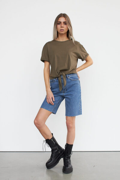 WBLMOON SS KNOT TOP