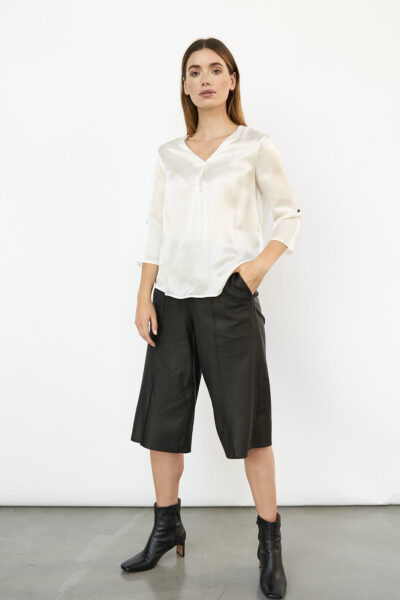 WBLJULES PORTO V-NECK SILK TOP