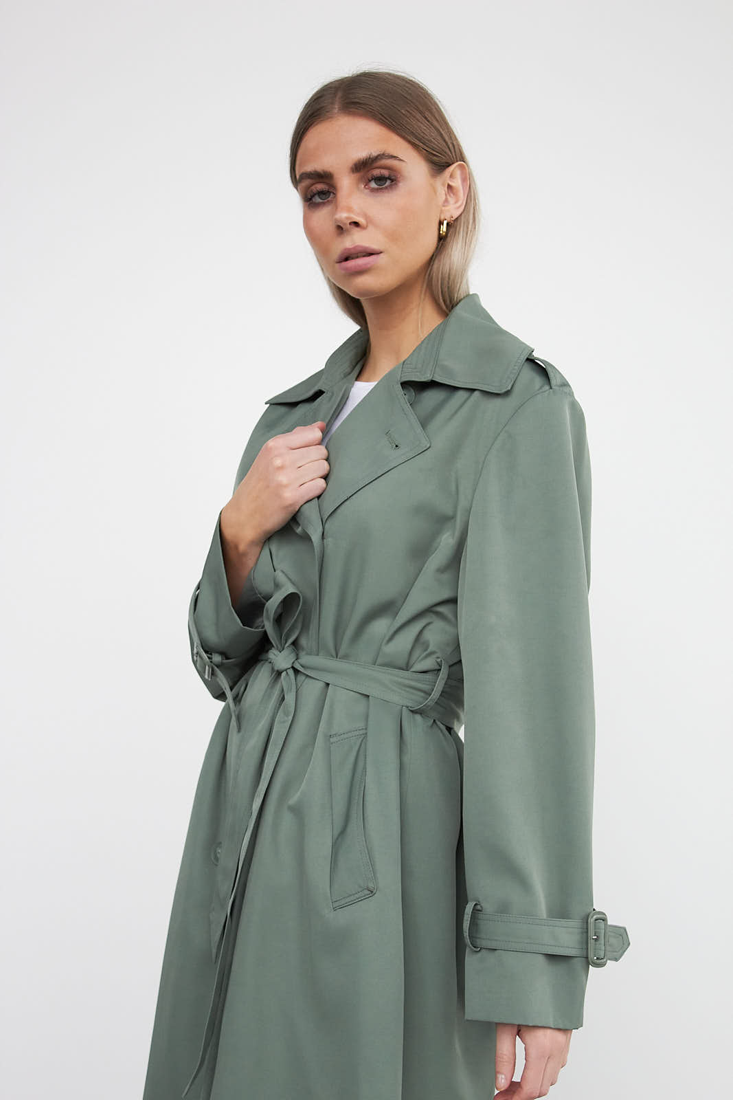 green mac coat