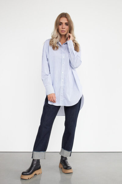 WBLHANNAH STRIPE LS SHIRT