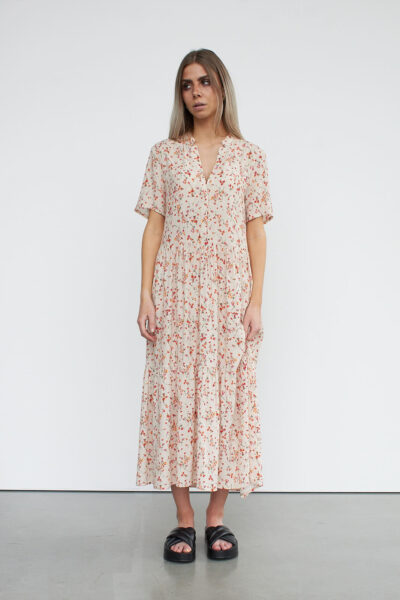 WBLBRANDY STELLA SS LONG DRESS
