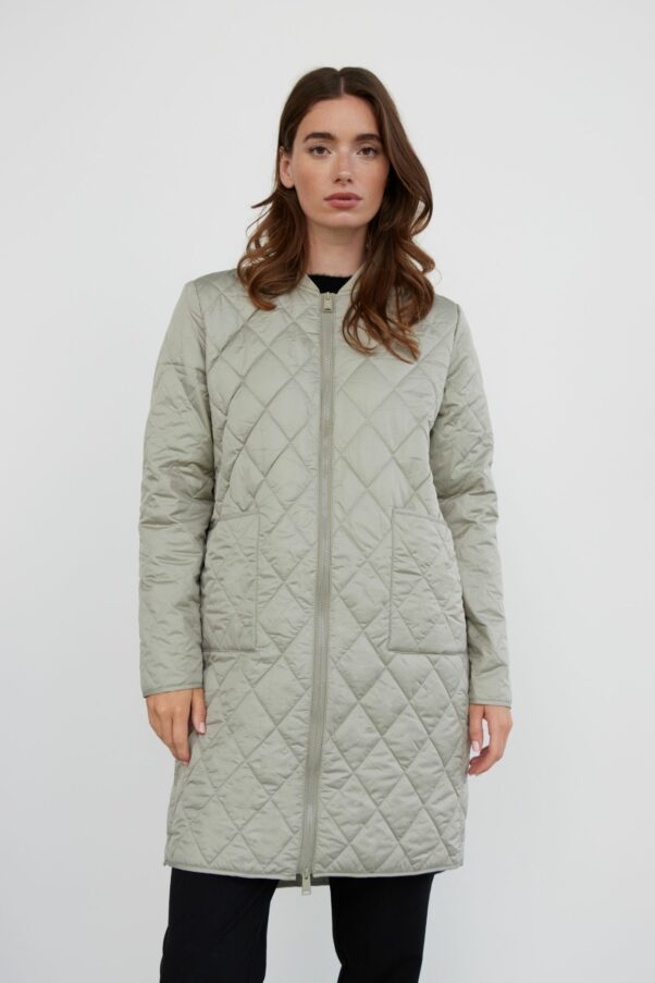 wblive quilted zip coat