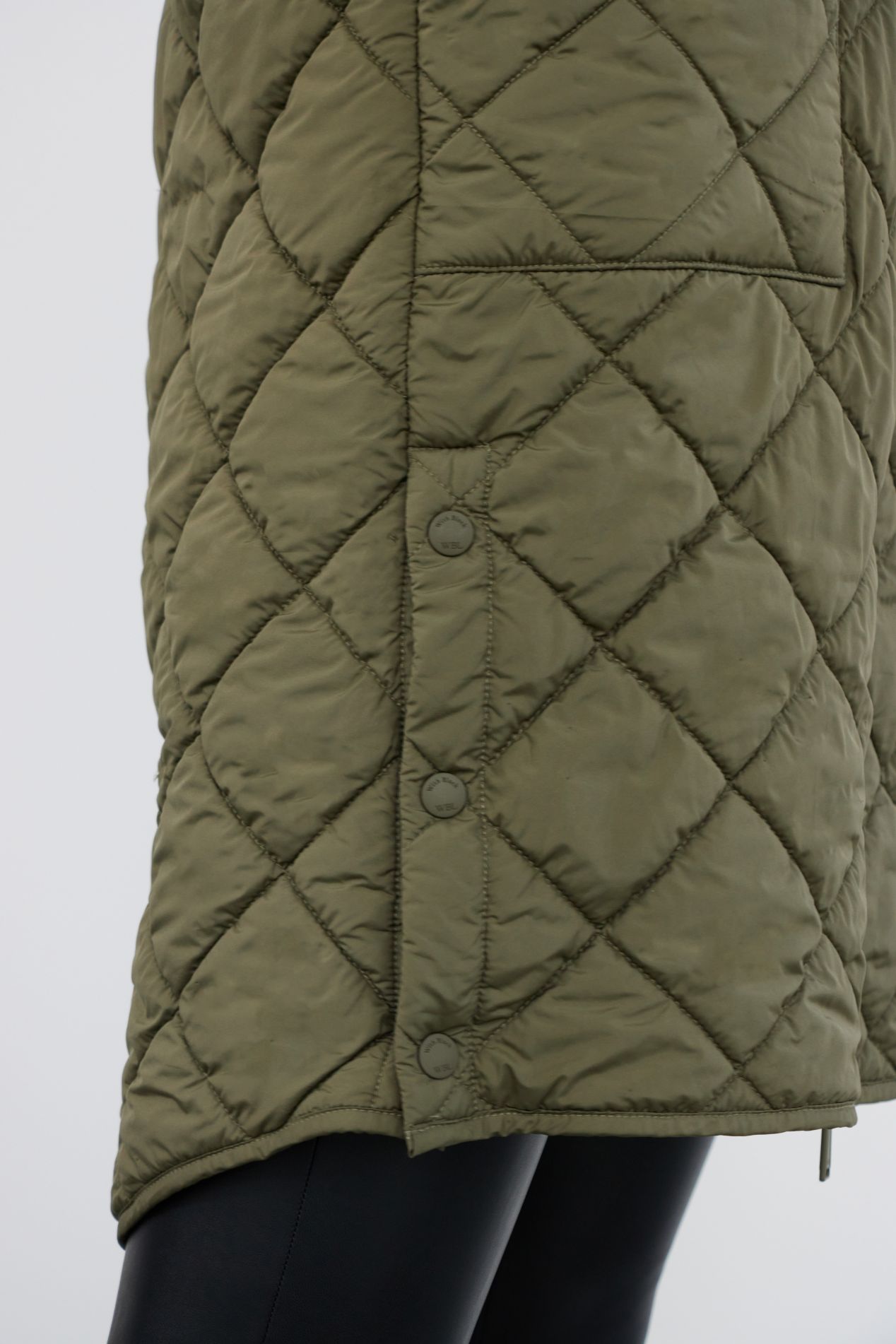 wblive quilted zip coat