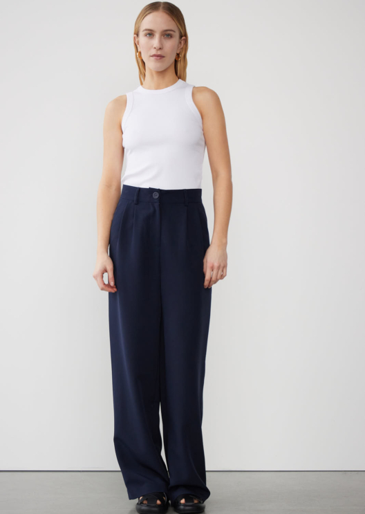 WBLRUBY WIDE PLEATED PANTS