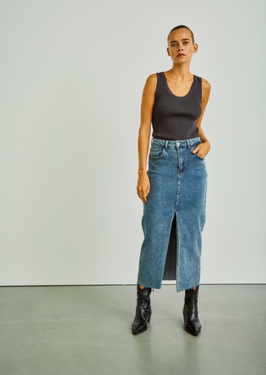 WBLSTEFFI INDIGO DENIM SKIRT