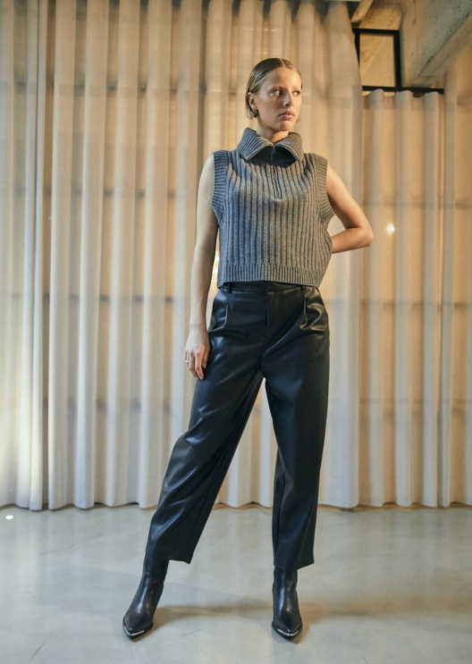 WBLBJORK VEGAN BARREL LEG PANT