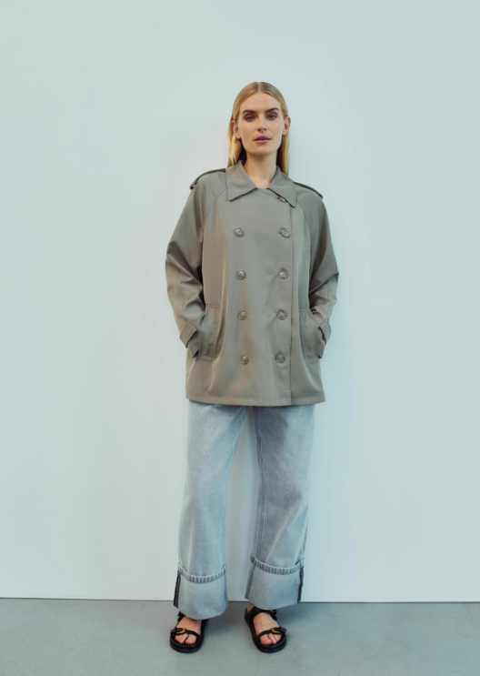 WBLVANESSA SHORT TRENCH COAT