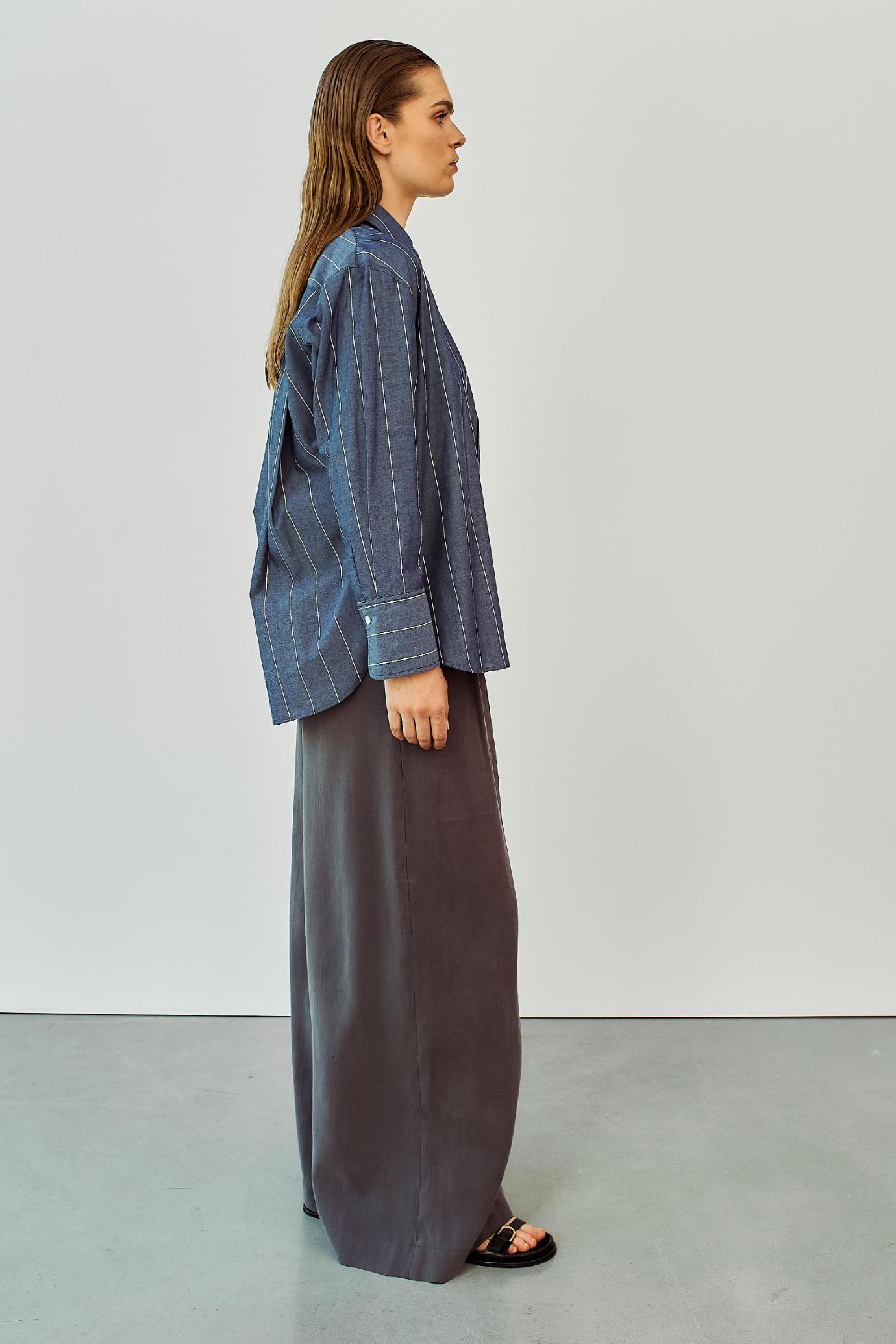 Wblnoa_Ls_Shirt_Mid_Day_Blue_Wblmaya_Tailored_High_Waist_Wide_Pant2