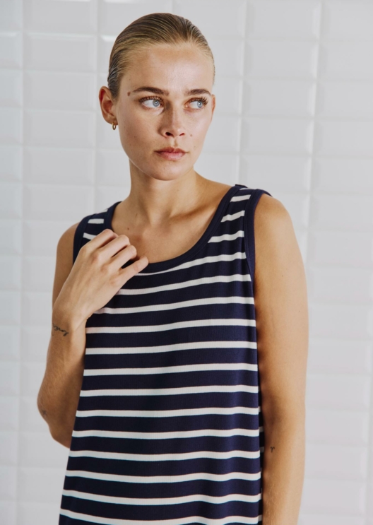 WBLDORDI STRIPED TANK DRESS