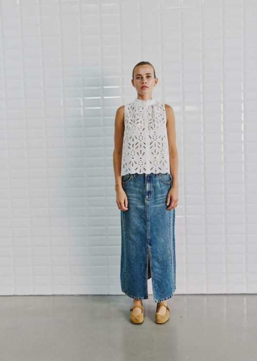 WBLKAROLINA BLUE DENIM SKIRT