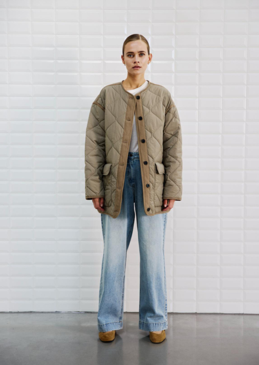 WBLSANDY QUILTED 3/4 COAT