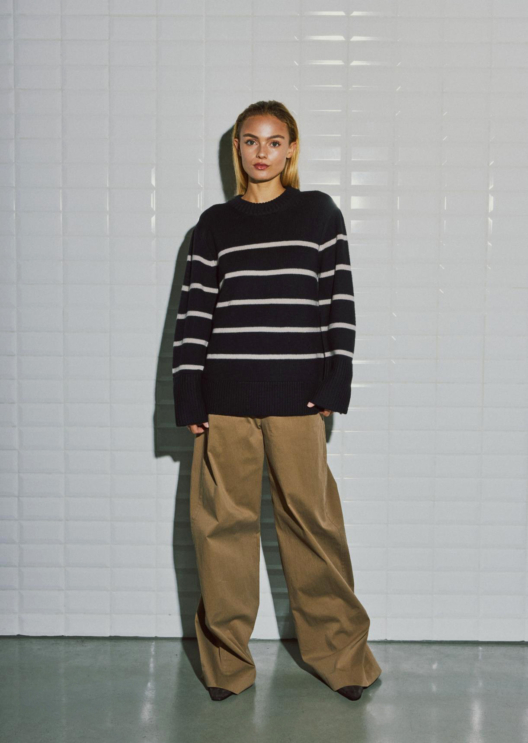 WBLCASSIDY LS STRIPED PULLOVER