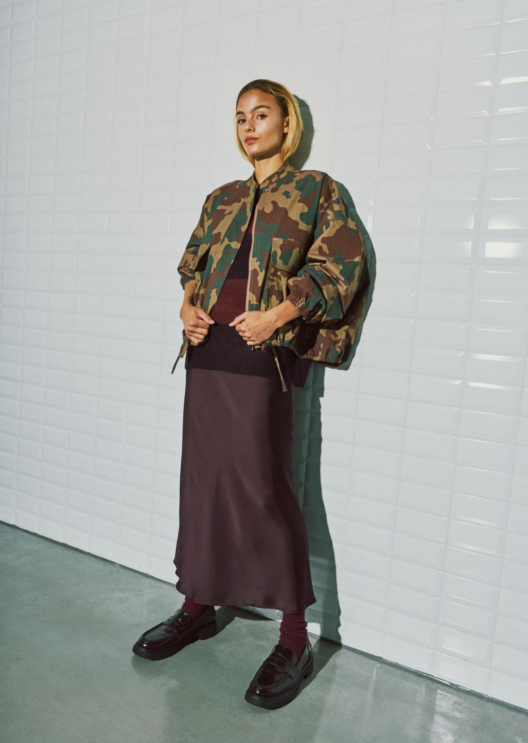 WBLLEAH LS CAMO JACKET