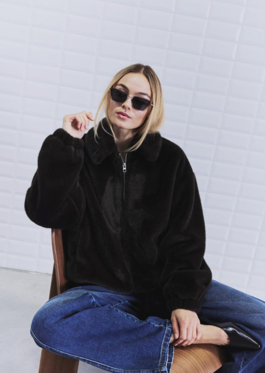 WBLNOHR FAUX FUR JACKET