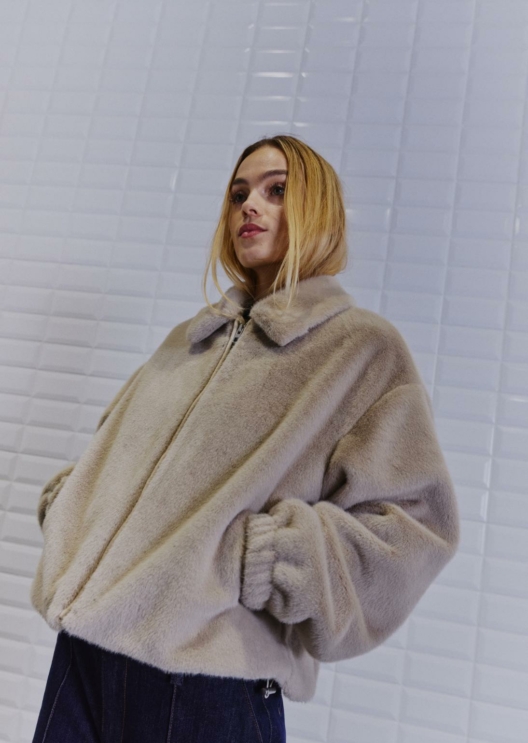 WBLNOHR FAUX FUR JACKET