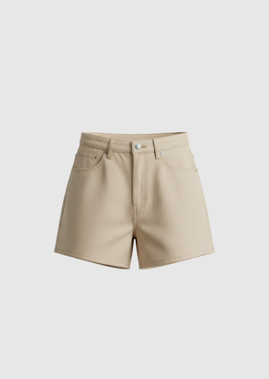 WBLKAROLINA MW DENIM SHORTS