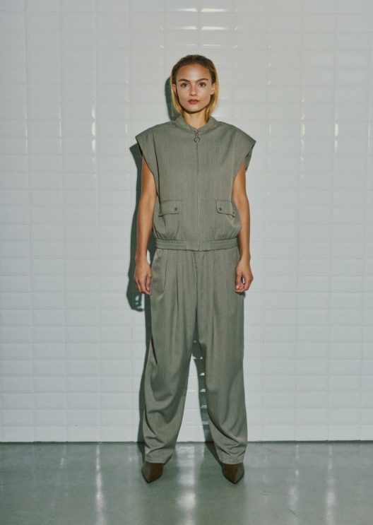 WBLANNA STRIPE PULL UP PANT