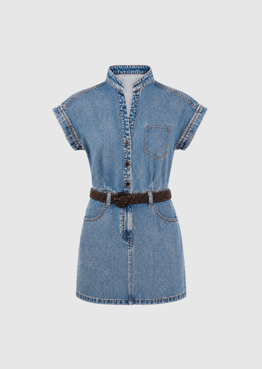 WBLLEONI SHORT DENIM DRESS