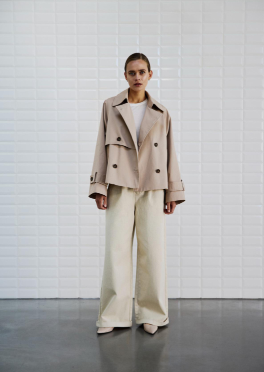 WBLOPHELIA SHORT TRENCHCOAT